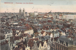 BELGIQUE - BRUXELLES - Panorama Vers Sainte Gudule - Carte Postale Ancienne - Otros & Sin Clasificación