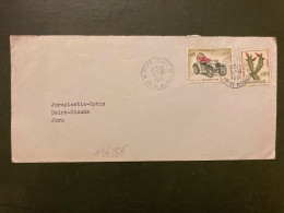 LETTRE Pour La FRANCE TP ROLLS ROYCE 0,05 + NOPALEA DEJECTA 0,12 OBL.5-10 1961 MONTE-CARLO + Richann PALAIS HERACLES - Lettres & Documents