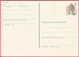 Entier Postal - Schloß Celle (Allemagne) - Carte Postale Avec Réponse Payée (Envoi-Réponse) - Postkarten - Ungebraucht