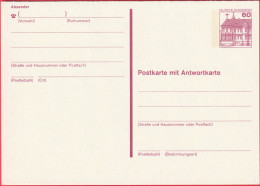 Entier Postal - Schloß Rheydt (Allemagne) - Carte Postale Avec Réponse Payée (Envoi-Réponse) - Postkarten - Ungebraucht