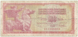 YUGOSLAVIA - 100 Dinara - 12/08/1978 - P 90.a - Serie AH - Sign. 10 - Yougoslavie