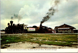 Georgia Stone Mountain Railroad Texas II And Genreral II - Atlanta