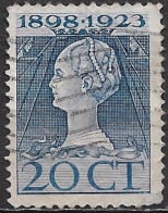 Plaatfout Vlekje Op De Ondervoet Van De 2 Van 1923 In 1923 Jubileumzegels 20 Cent Lijntanding 11½ X 12 NVPH 125 G PM - Varietà & Curiosità