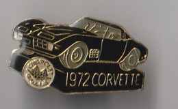 PIN'S THEME AUTOMOBILE  VOITURE   CORVETTE 1972 - Corvette