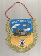 Militaria, FANION, 150 X 135 Mm, 34 E GROUPEMENT DE CAMP, LE VALDAHON, AGE QUOD AGIS,  Frais Fr 1.95e - Escudos En Tela