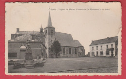Givry - L'Eglise , La Maison Communale , Le Monument Et La Place  ( Voir Verso ) - Quevy