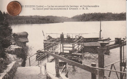 36  - Carte Postale Ancienne De EGUZON    Le Lac  En Amont Du Barrage - Autres & Non Classés