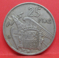 25 Pesetas 1957 étoile 61 - TB - Pièce Monnaie Espagne - Article N°2431 - 25 Peseta