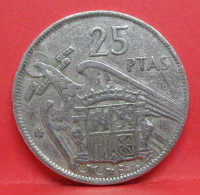 25 Pesetas 1957 étoile 64 - TB - Pièce Monnaie Espagne - Article N°2432 - 25 Pesetas