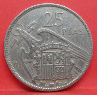 25 Pesetas 1957 étoile 65 - TB - Pièce Monnaie Espagne - Article N°2434 - 25 Peseta