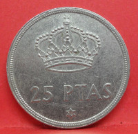 25 Pesetas 1975 étoile 78 - TTB - Pièce Monnaie Espagne - Article N°2448 - 25 Pesetas