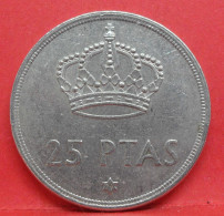 25 Pesetas 1975 étoile 79 - TTB - Pièce Monnaie Espagne - Article N°2450 - 25 Peseta