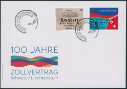 Suisse - 2023 - Zollvertrag - Ersttagsbrief FDC ET - Briefe U. Dokumente