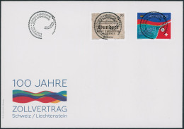 Suisse - 2023 - Zollvertrag - Ersttagsbrief FDC ET - Ersttag Voll Stempel - Cartas & Documentos