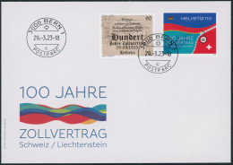 Suisse - 2023 - Zollvertrag - Ersttagsbrief FDC ET - Briefe U. Dokumente