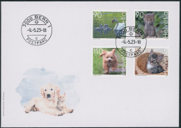 Suisse - 2023 - Tiere - Ersttagsbrief FDC ET - Covers & Documents