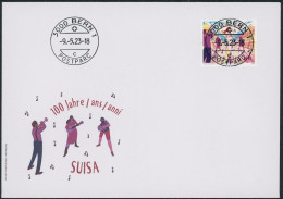 Suisse - 2023 - Suisa - Ersttagsbrief FDC ET - Ersttag Voll Stempel - Briefe U. Dokumente