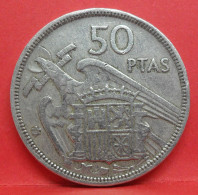 50 Pesetas 1957 étoile 58 - TB - Pièce Monnaie Espagne - Article N°2478 - 50 Pesetas