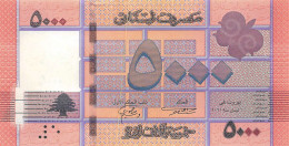 Lebanon 5000 Livres 2021 Unc Pn 91c Banknote24 - Liban