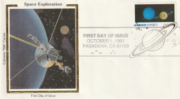 United States 1991 FDC Space Exploration - 1991-2000