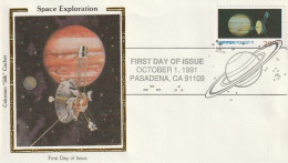 United States 1991 FDC Space Exploration - 1991-2000