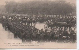 PZRIS 4 VISITE DU ROI T RENE D ITALIE   EN 1903  L ARRIVEE DU PRESIDENT DE LA REPUBLIQUE  AGE D OR - Recepciones