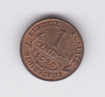 1 Centime 1920   SUP - 1 Centime