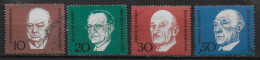 ALLEMAGNE  N° 419/22  Oblitere  Chanceliers Adenauer Gasperi Schuman Churchill - Sir Winston Churchill