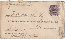 New Zealand 1900 Cover Mailed - Cartas & Documentos