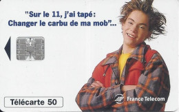 Télécarte 50 Unités 1996 / Sur Le 11, J’ai Tapé Changer Le Carbu De Ma Mob / 500 000 Ex Numéro C 66161519 - Operatori Telecom