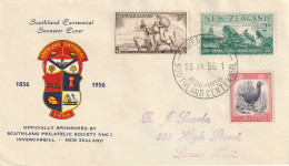 New Zealand 1956 FDC Mailed - FDC