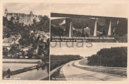 Germany - Nossen - Schloss - Brucke - Autobahn - Nossen