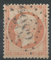 Lot N°77028   Variété/n°23, Oblitéré GC 3982 Toulouse, Haute-Garonne (30), Tache Blanche Face à L'œil - 1862 Napoléon III