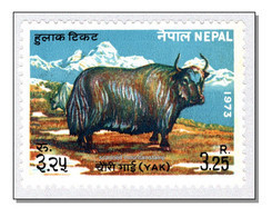 Nepal 1973 Yak Himalchuli 7893m Manaslu 8163m Montagnes Mountains Berge Montagne MNH ** - Népal