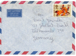 67989 - Grossbritannien - 1974 - 5,5p Ritter EF A LpBf SOUTHAMPTON - ... -> Westdeutschland - Briefe U. Dokumente