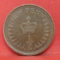 1/2 Penny 1976 - TTB - Pièce Monnaie Grande-Bretagne - Article N°2597 - 1/2 Penny & 1/2 New Penny