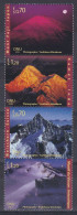 NU Genève 2002 453-56 ** Montagnes Photographies De Shirakawa Mont Fuje Weisshorn Kamet Vinson - Unused Stamps