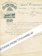Carta 1896 ZUMARRAGA - AMIEL HERMANOS - Fabrica De Aguardientes, Licores Y Arabes - Spain