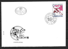 YOUGOSLAVIE. N°2036 De 1986 Sur Enveloppe 1er Jour. Judo. - Judo