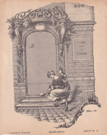 France Enveloppe Illustrée Avec Place Pour Le Timbre - 1877-1920: Semi-Moderne