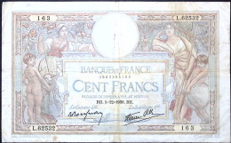 FRANCE * 100 Francs LOM * Date 01/12/1938 * Etat/Grade TB+/FF * Fay 25.35 * - 100 F 1908-1939 ''Luc Olivier Merson''