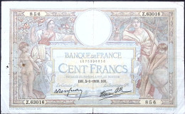 FRANCE * 100 Francs LOM * Date 05/01/1939 * Etat/Grade TB+/FF * Fay 25.38 * - 100 F 1908-1939 ''Luc Olivier Merson''