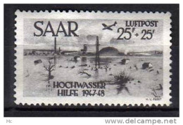 Sarre PA N° 12  Neuf Sans Gomme (*) - Airmail