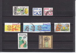 BRAZIL - BRESIL - BRASIL - O / FINE CANCELLED - 1973 - AGRO EXPORT, SANTOS DUMONT, OCEAN CABLE, GRACIOSA ROAD - Used Stamps