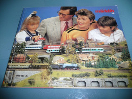 CATALOGUE MARKLIN 1989 TRAINS MINIATURES CHEMINS DE FER MODELISME 160 PAGES AVEC TARIFS - Sonstige & Ohne Zuordnung