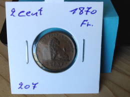 België Leopold II 2 Cent 1870. (Morin 207) - 2 Cent