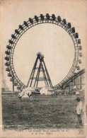 FRANCE - Paris - La Grande Roue, ( Hauteur 100m) Et La Tour Eiffel - Carte Postale Ancienne - Tour Eiffel