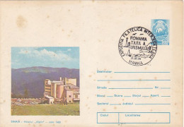 TOURISM, HOTELS, SINAIA 1400 HEIGHT HOTEL, COVER STATIONERY, 1979, ROMANIA - Hotel- & Gaststättengewerbe