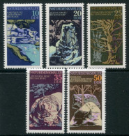 DDR / E. GERMANY 1977 Natural Monuments MNH / **.  Michel 2203-07 - Unused Stamps