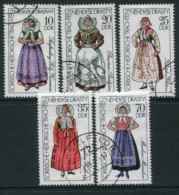 DDR / E. GERMANY 1977 Sorbian Costumes Used.  Michel 2210-14 - Gebraucht